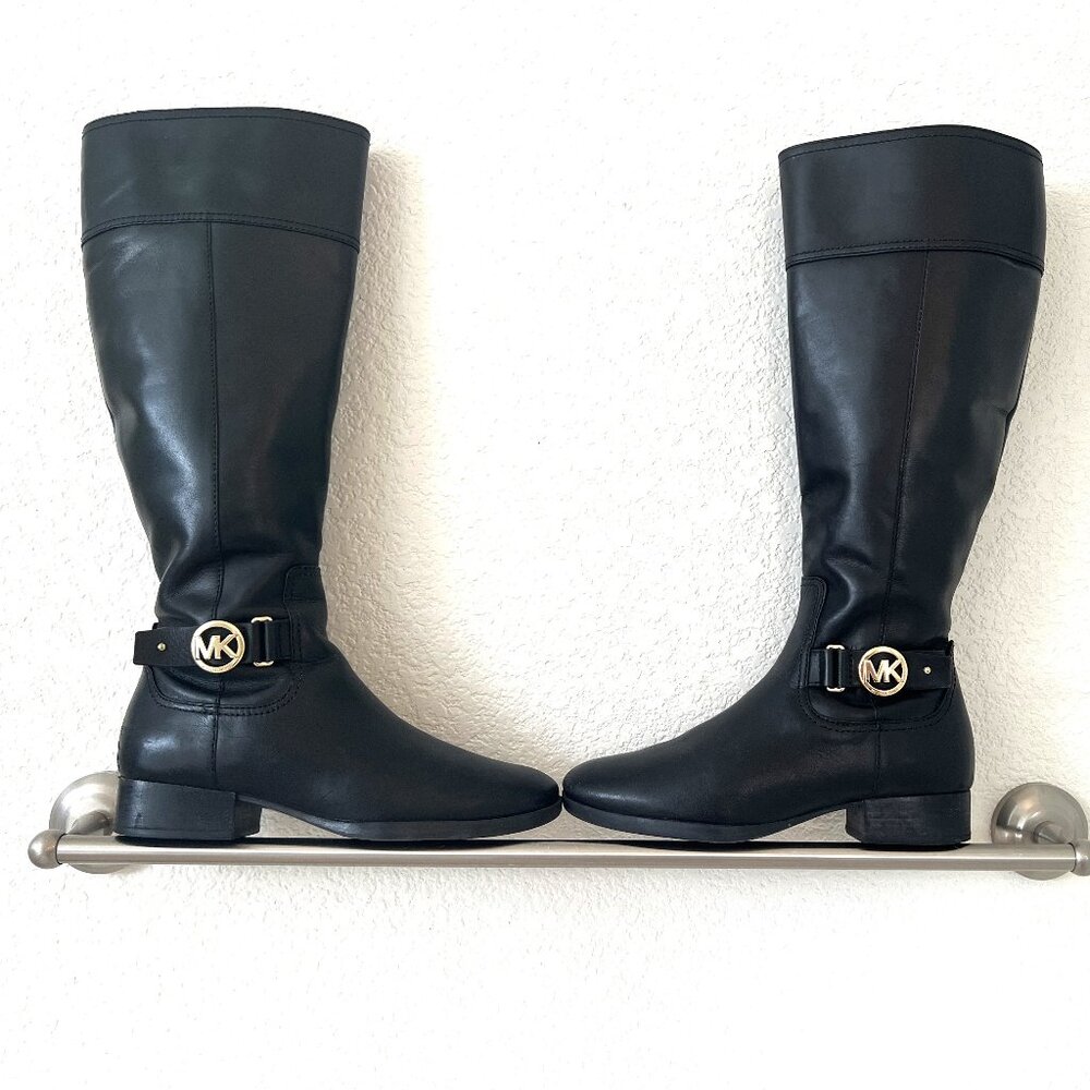 Authentic Michael Kors MK Signature  boots